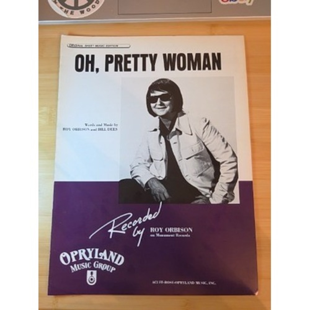 Oh Pretty Woman Roy Orbison Sheet Music Opryland Music Group Vintage 1964